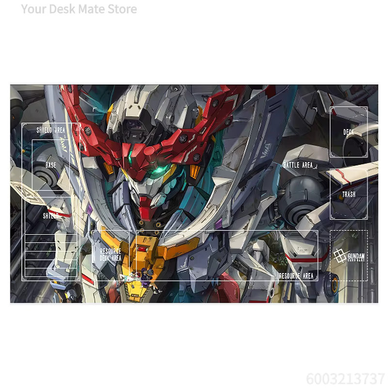 Bandai Gundam Spielmatte, Kshatriya-Design, The Witch From Mercury, Einzelspieler-TCG, rutschfeste Matte - Bild 2