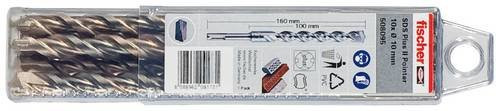 Fischer SDS Plus II Pointer Hammerbohrer für Mauerwerk, Durchmesser: 12 mm, Gesamtlänge: 21 cm, Farbe: Silber - Bild 1
