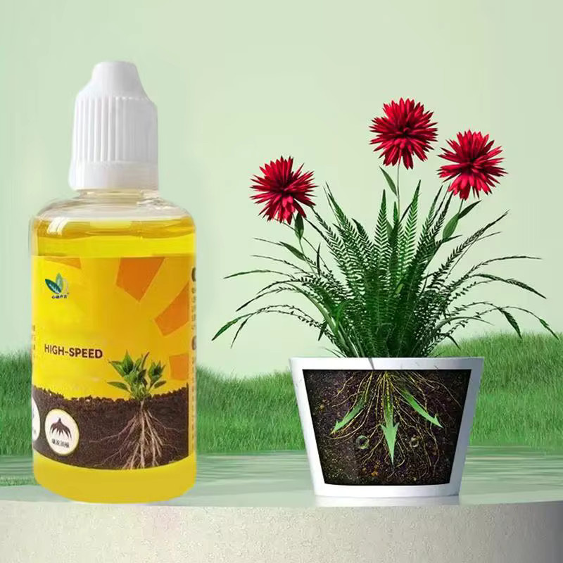 Pflanzen-Nährstofflösung Gelbe Wachstumsstimulanz für Blumensämlinge und Gartenarbeit, 50 ml - Bild 2
