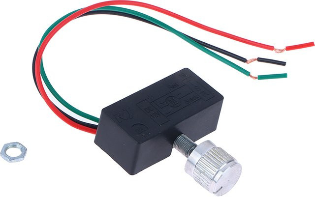Elektrischer Geschwindigkeitsregler für 12V Wasserpumpen als Gartenwerkzeug in Schwarz - Bild 1