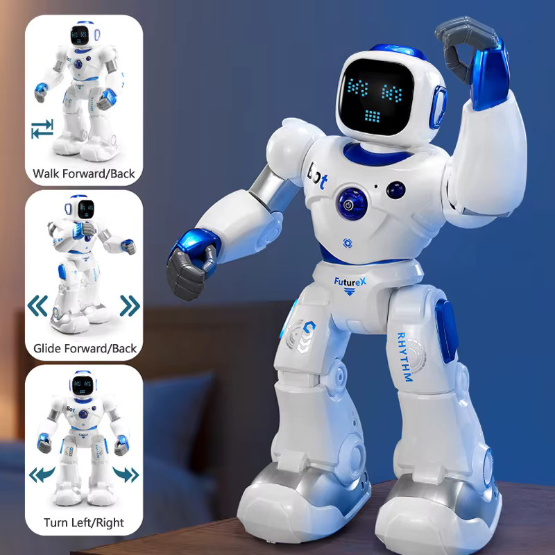 Tccicadas Programmierbarer Demo-RC-Roboter, APP-Steuerung, Blau - Bild 4