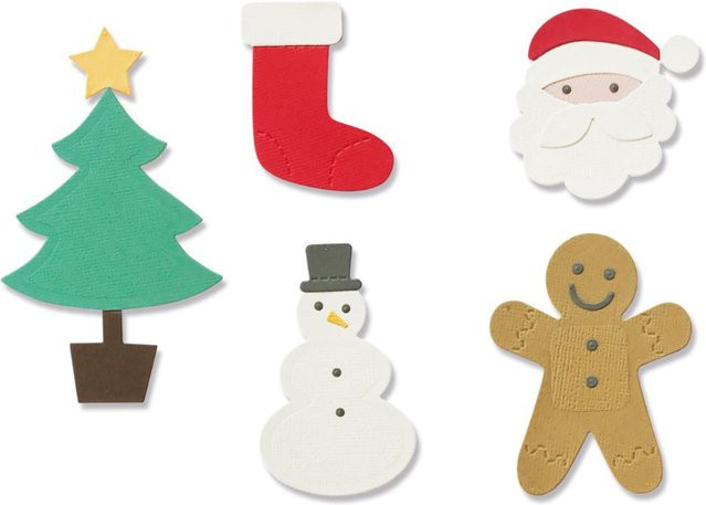 Sizzix Thinlits Die Set 13 Basic Xmas Shapes von D. Potter - Bild 1