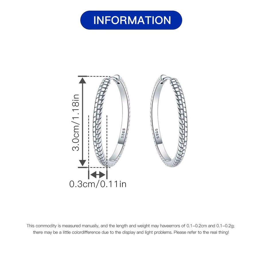Cycuff Creolen, 925 Silber, Zirkonia, Damen - Bild 2