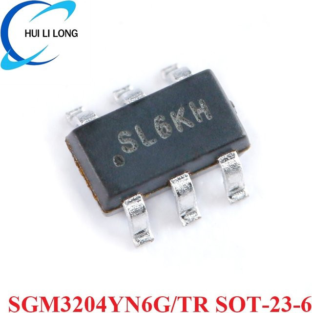 SGM3204 SGM3204YN6G/TR DC/DC-Konverter IC Lade-Pumpen-Chip in SOT-23-6 Gehäuse, Schwarz, 10 Stück - Bild 1