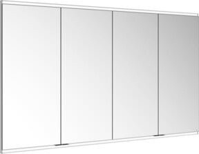 Keuco Spiegelschrank Royal Modular 2.0 in Weiß mit 4 Drehtüren aus Kristall-Doppelspiegel, LED-Beleuchtung und Sensor-Touch, B/H/T: 170 x 90 x 12 cm - Bild 1