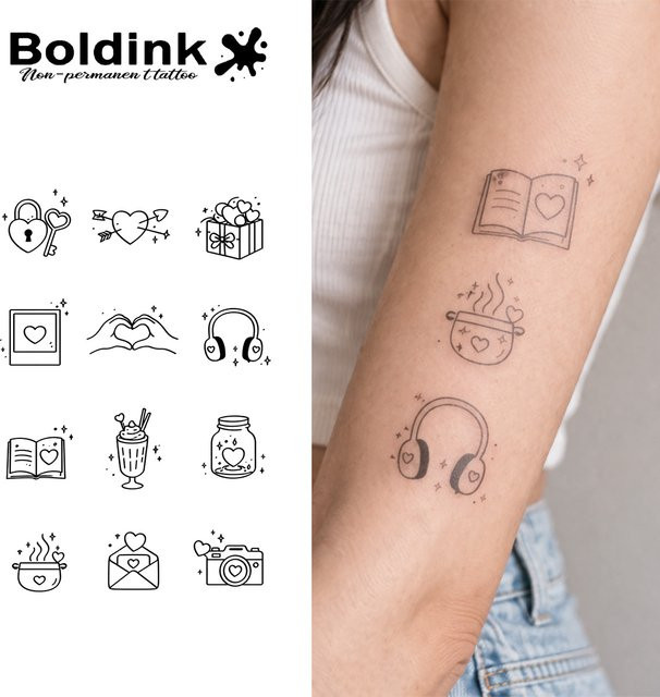 BOLDINK Tattoo-Aufkleber, Unisex - Bild 1