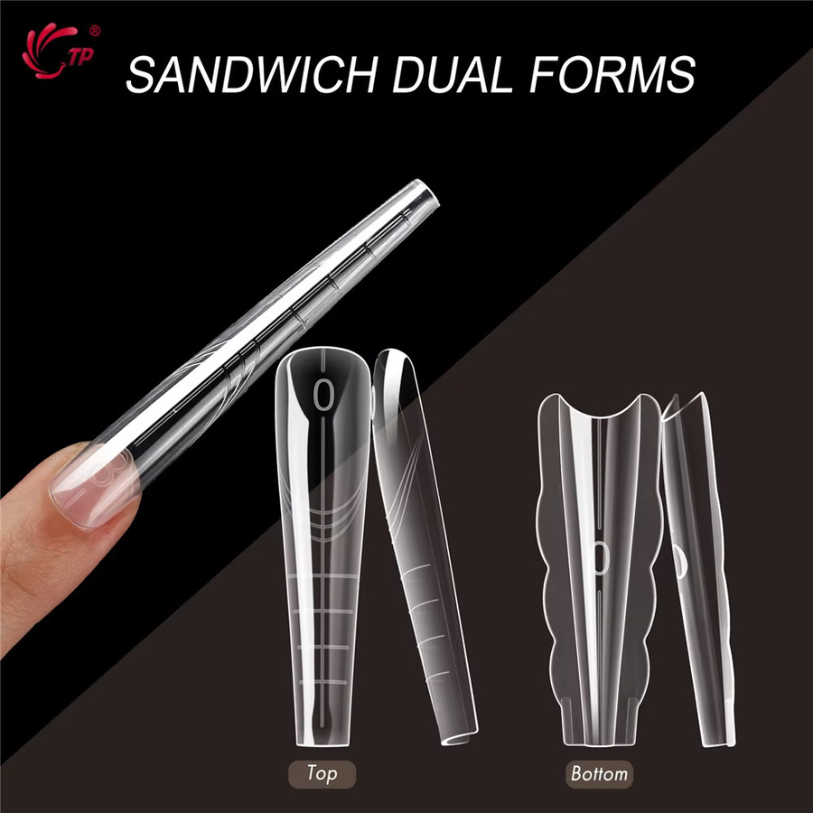 BNG Sandwich-Nagelformen, wiederverwendbar, 14 Größen - Bild 4