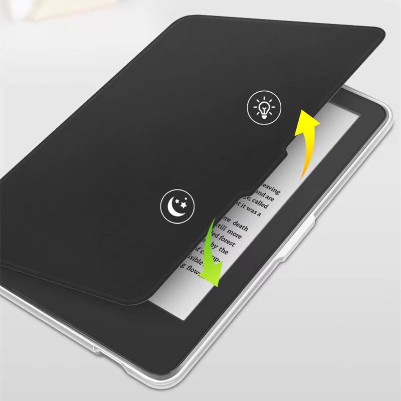 Transparente Acrylhülle mit Handschlaufe und magnetischem Smart Cover für Tolino Shine Color 2024, Shine 5 2024 und Shine 4 2022 6 Zoll E-Book-Reader - Bild 4