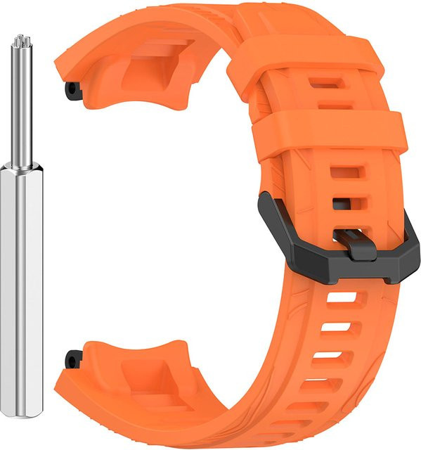 Hujerl Uhrenarmband Silikon, Orange, Herren, Amazfit T-Rex 3 - Bild 1