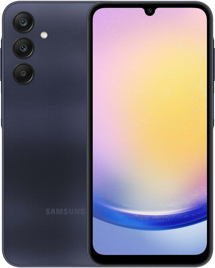 Samsung Galaxy A25 5G Smartphone Schwarz mit 128 GB Speicher und 6 GB RAM, 16,5 cm Display - Bild 1