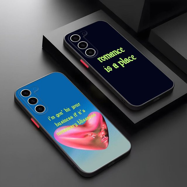 Fontaines DC Romance Handyhülle Matt Transparent für Samsung S21 S22 FE S23 S24 Plus S25 Ultra - Bild 1