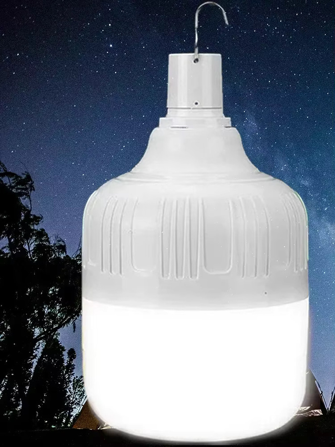 LINYILIGHT LED-Notbeleuchtung für den Außenbereich, USB wiederaufladbare tragbare Laterne in Weiß mit Haken für Camping und Garten - Bild 6