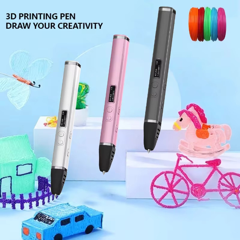Lenovo 3D-Stift DIY Kritzelstift, mit OLED-Display, mit PLA-Filament - Bild 3