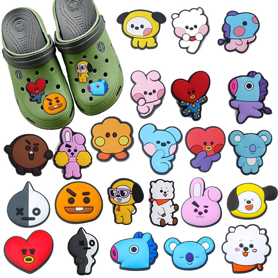 Schuh-Charms Cartoon-Tier-Serie, PVC, Kinder - Bild 4