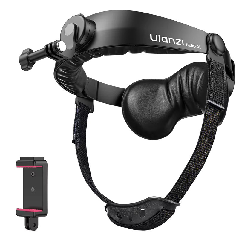 Ulanzi HERO 01 Kopfband-Halterung in Schwarz mit 360 Grad Rotation für GoPro und DJI Action - Bild 6