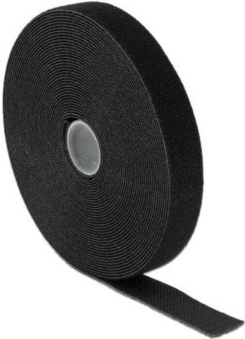 Delock 18716 Klettband zum Bündeln in Schwarz, Länge: 10 m, Breite: 20 mm - Bild 1