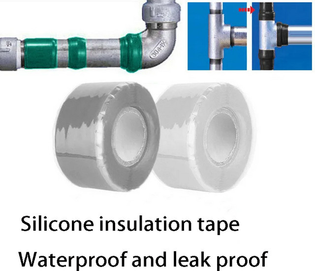Wasserdichtes Silikon-Klebeband zur Leckageabdichtung und Reparatur mit Isolierwirkung - Bild 1