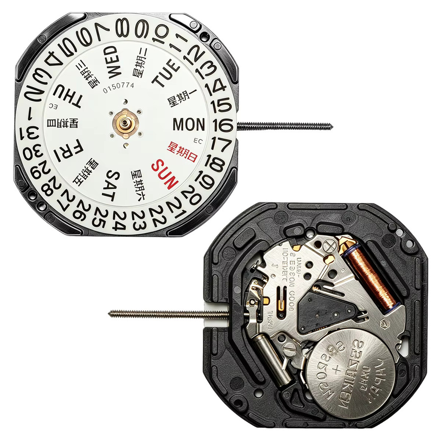 Epson Uhrwerk, Quarzwerk, Metall, Silber - Bild 5