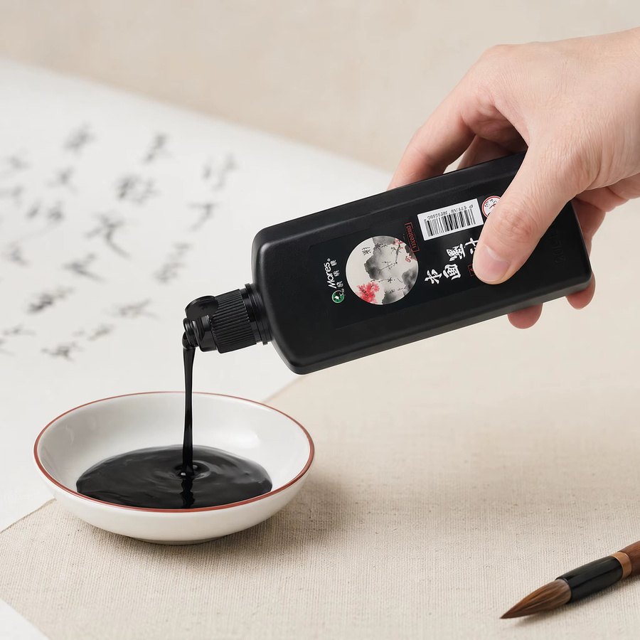 Marie's Kalligrafie Sumi Flüssige Tinte Schwarz 100 g - Bild 5