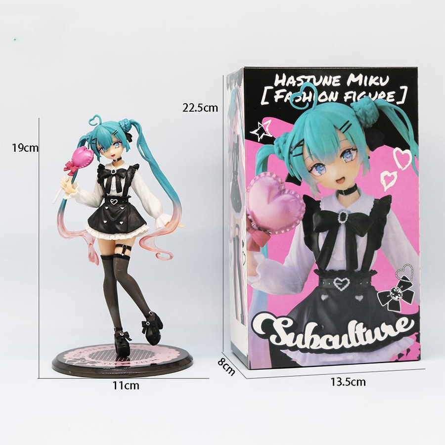 Hatsune Miku X Cinnamoroll Figur Anime Sammelmodelle 20cm - Bild 3