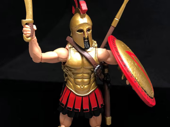 Vitruvian H.A.C.K.S. Leonidas, Actionfigur, 1/18, 4 Zoll, Ritter - Bild 2
