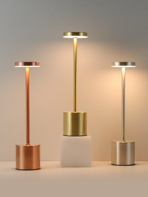 VooVoo Wiederaufladbare LED Tischlampe in Weiß mit stufenloser Dimmung und 3 Farbmodi - Bild 1