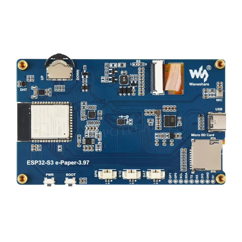 Spotpear ESP32-S3 AI E-Paper Ink Screen Entwicklungsboard mit 3,97 Zoll Display und Onboard-Mikrofon für AIoT Anwendungen - Bild 2