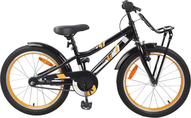vidaXL Kinderfahrrad 18 Zoll Orange Schwarz - Bild 1