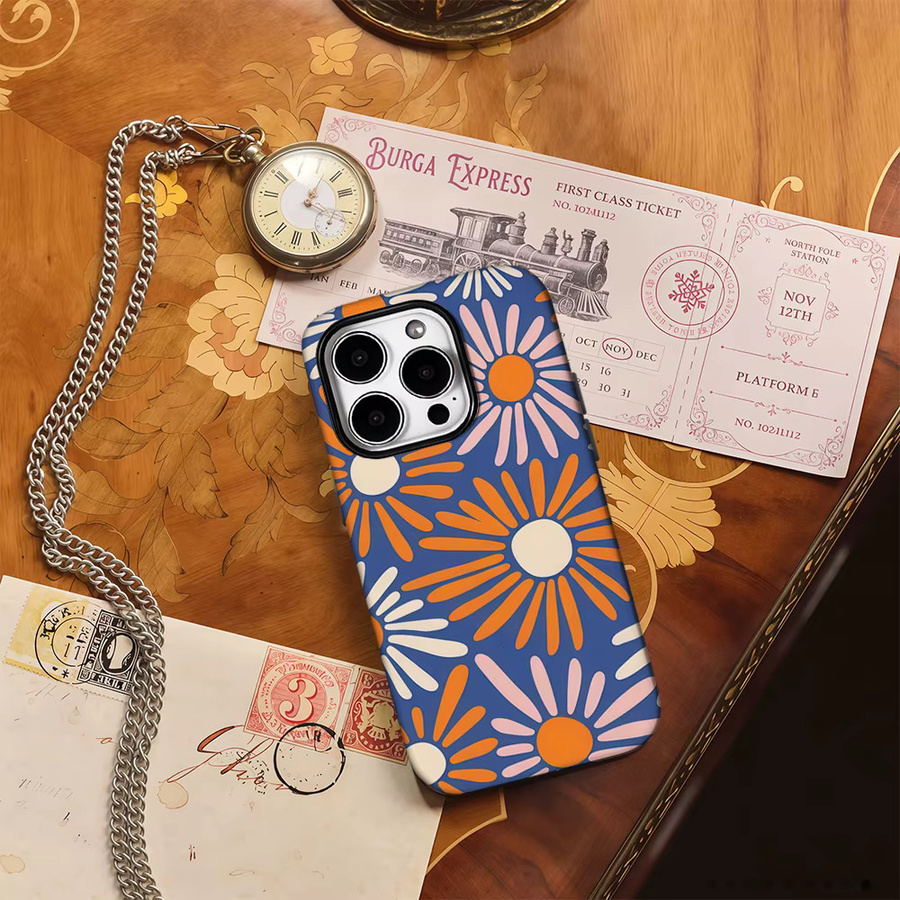 Potdemiel Spring Forward Daisy Handyhülle für iPhone in Multicolor mit doppelschichtiger Rückseite - Bild 4