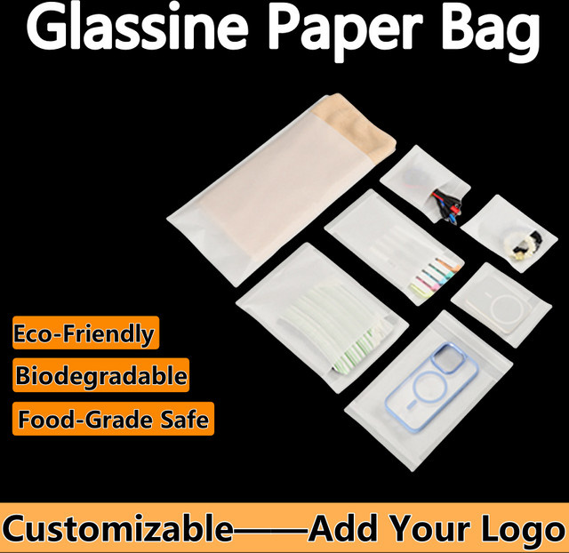 StoBag Glassine-Papiertüten, selbstklebend, lebensmittelecht und biologisch abbaubar - Bild 1