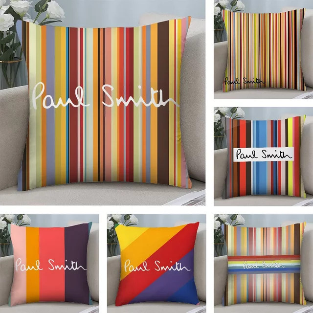 S-Smith Mode P-Paul Kissenbezug aus weichem Plüschstoff in Multicolor mit doppelseitigem Druck - Bild 1