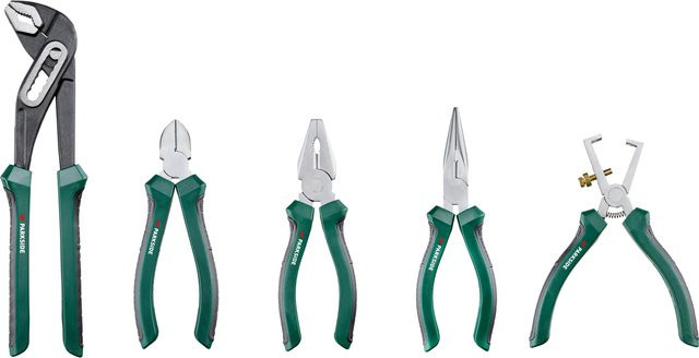PARKSIDE Zangen-Set, 5-teilig, Stahl, Mehrfarbig - Bild 1
