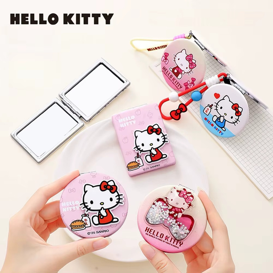 Sanrio Hello Kitty Taschenspiegel, faltbar, Unisex - Bild 1