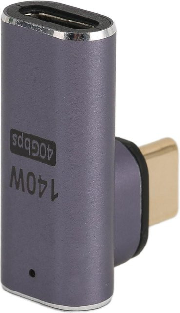 mfySpace Magnetischer USB-C Adapter 140W PD Schnellladung mit 8K Videoübertragung in Grau - Bild 1
