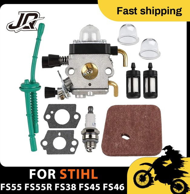 Vergaser für Stihl Motorsensen und Freischneider FS55 FS55R FS38 FS45 FS46 KM55 HL45 FS45L FS45C FS46C FS55C FS55RC - Bild 1