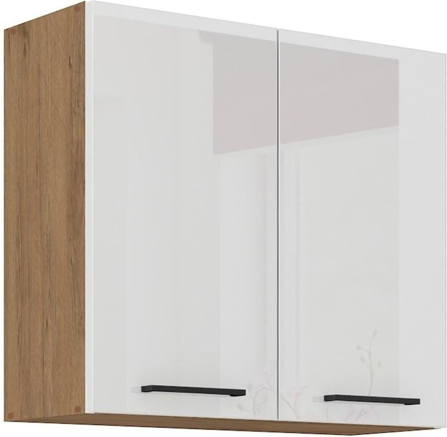 Vigo Hängeschrank Lancelot für deine Küchenzeile in Weiß Hochglanz mit einer Breite von 80 cm - Bild 1