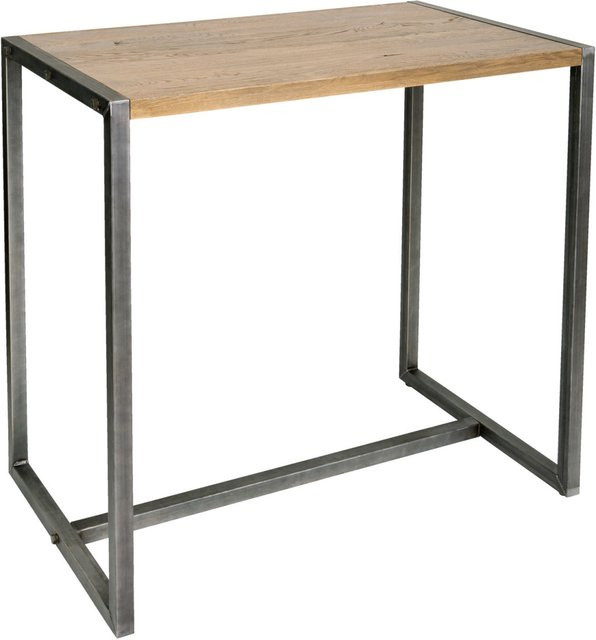 VEGA Stehtisch Torres rechteckig in Eiche Antik und Grau, B/T/H: 120 x 70 x 110 cm - Bild 1