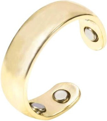 Akupressurring Zinklegierung, goldgelb, Unisex - Bild 1