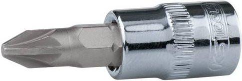 KS Tools CHROMEplus Bit-Stecknuss PZ4 in Silber aus Edelstahl - Bild 1