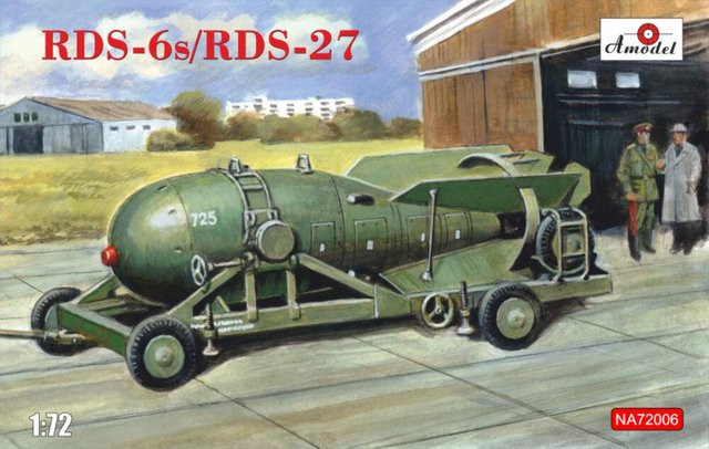 A-Model Soviet hydrogen bomb RDS-6s/RDS-27, Modell, 1:72, Grün - Bild 1