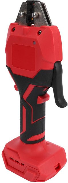 Elektrisches Crimpwerkzeug passend für Makita in Rot mit 6 Paar Matrizen für Schrumpfverbinder 20AWG bis 8AWG - Bild 1