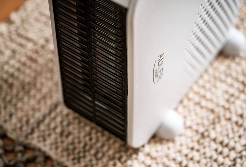 Adler Elektrische Heizung mit Lüfterfunktion und Thermostat, 2000 W, Weiß - Bild 4