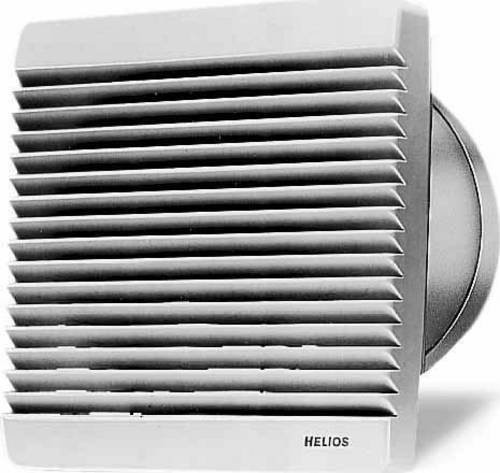 Helios Axialventilator HSD 250/4 3-PH Regelbar mit Gitter in Weiß - Bild 2