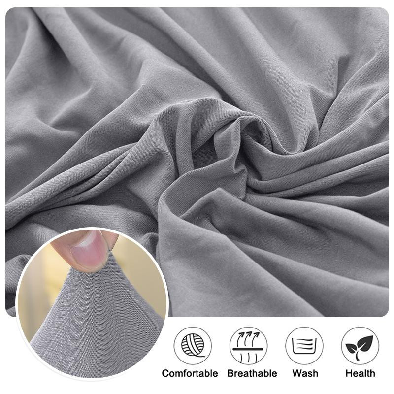 Wasserdichter Stuhlbezug von LEVIVEI aus Polyester, elastische und abnehmbare Stuhlhussen für Esszimmerstühle, einfarbig - Bild 3