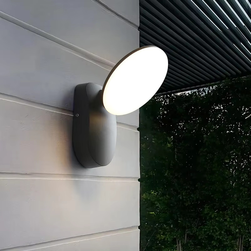Claeted LED Außenwandleuchte mit Bewegungsmelder, IP65 wasserdicht, modern quadratisch, weiß - Bild 3