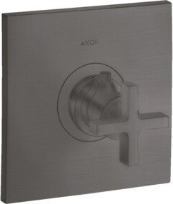 Hansgrohe Axor Citterio HF UP-THM Fertigset mit Thermostat und Kreuzgriff in Brushed Black Chrome - Bild 1