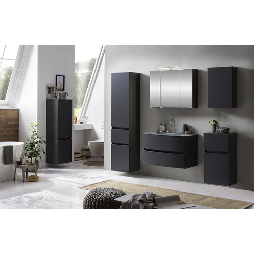 HELD MÖBEL Hängeschrank Baabe in Grau, Wandmontage, B/H/T: 40 x 64 x 20 cm - Bild 4