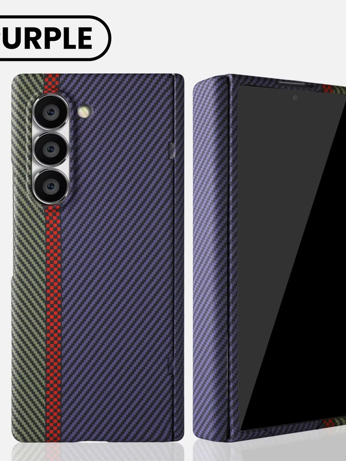 Transparente Samsung Galaxy Z Fold7/Fold6/Fold5/Fold4/Fold3 Schutzhülle mit Skin-Feel Material und Dopamin-Farbschema - Bild 3