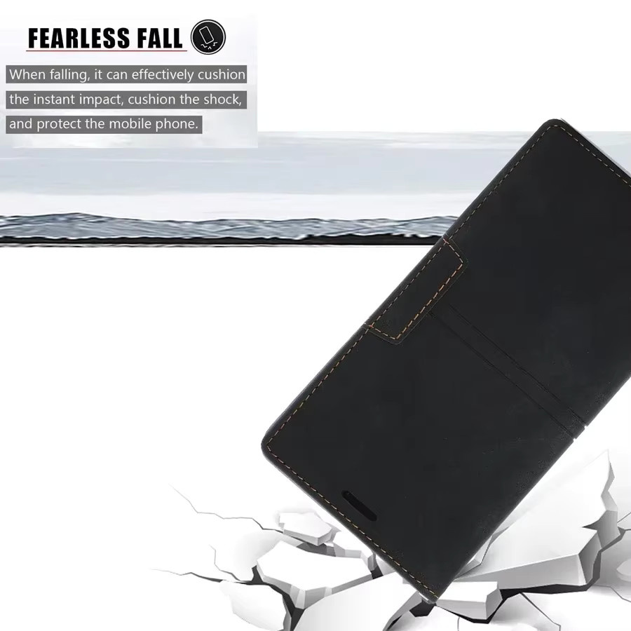 Leder-Brieftaschenhülle mit Kartenfach für Samsung Galaxy S26 Ultra, S26 Plus, S26, S25 FE, A07, A15, A16, A17, A26, A36, A37, A55, A56, A57 in Schwarz oder Lila - Bild 5