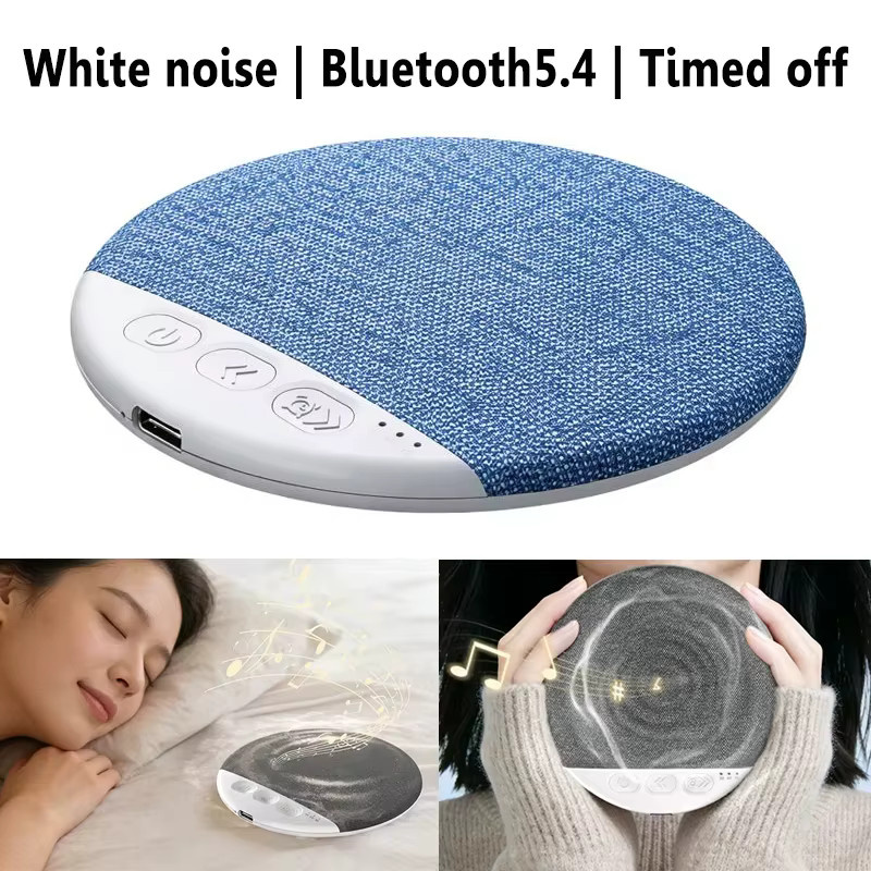 Lenovo Schlaf-Bluetooth-Lautsprecher Mini mit Naturgeräuschen und Weißem Rauschen, kabelloser MP3-Musikplayer mit Zeitschaltuhr, Weiß - Bild 5